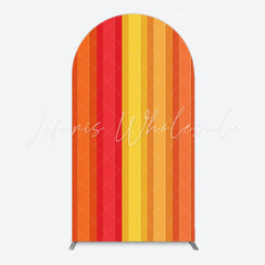 Orange ABC Colors Arch Backdrop for Fun Kids Setup