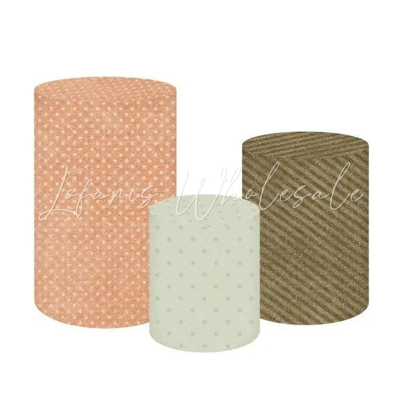 Orange Green Bright Themed Cover Cylinders Kit