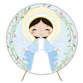 Our Lady Model 2 Round Backdrop for Spiritual Event