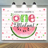 Lofaris Our Little Sweetie Is One In A Melon Birthday Backdrop