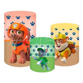 Paw Patrol Rescue Themed Cover Cylinders Kit