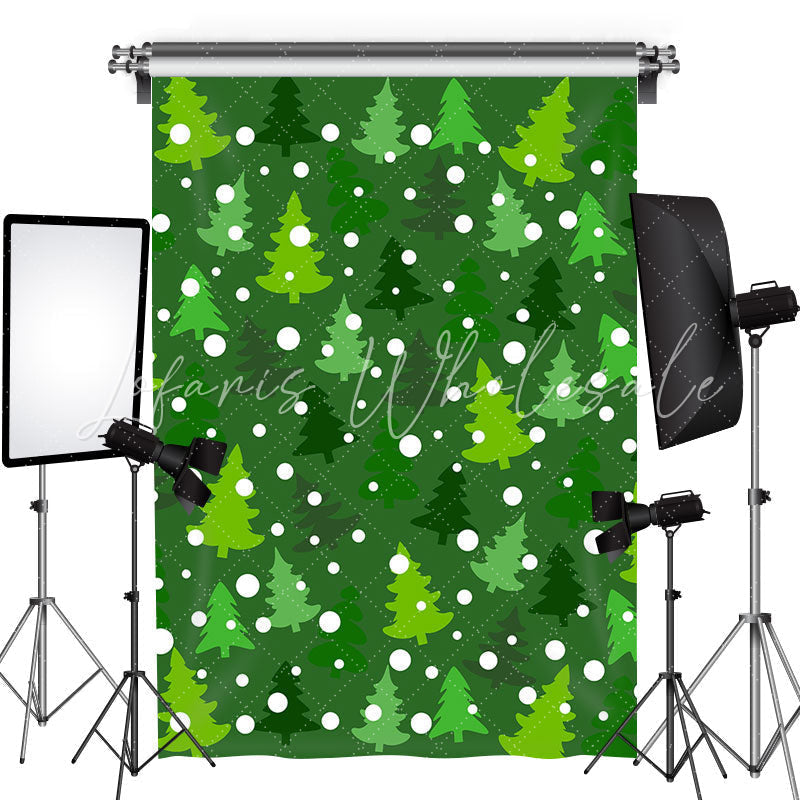 Lofaris Pine Tree Patterns Christmas Photography Backdrop