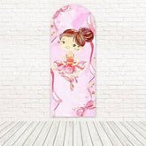 Pink Ballerina Elegant Arch Backdrop For Dance-Themed Parties