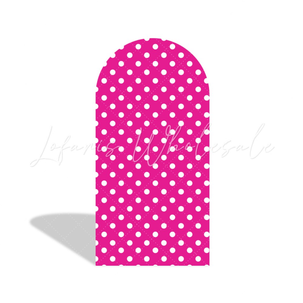 Pink Barbie Birthday Party Arch Backdrop Wall Cloth Cover