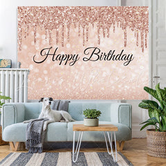 Lofaris Pink bokeh flash chip birthday photo backdrop for girl