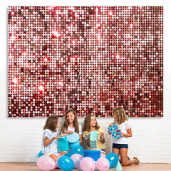 Lofaris Pink Glitter Bokeh Spot Birthday Backdrop For Girl