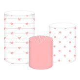 Pink Heart Love Celebration Themed Cover Cylinders Kit
