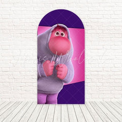 Pink Inside Out Heartwarming Arch Backdrop For Fun-Filled Birthday