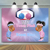 Lofaris Pink and Blue Gendar Reveal Backdrop for Baby Shower