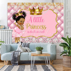 Lofaris Pink Princess Is Due To Arrived Baby Shower Backdrop