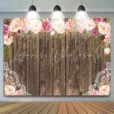 Lofaris Pink Rose Gold Glitter Baby Shower Backdrop For Girl
