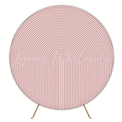 Pink Round Backdrop For Birthday Party Celebration Theme Fun