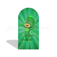 Pj Masks Cartoon Happy Birthday Party Arch Backdrop Wall Cloth Cover