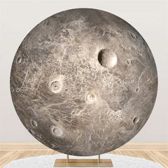 Lofaris Planet Seleno Moon Aviation Grey Circle Backdrop