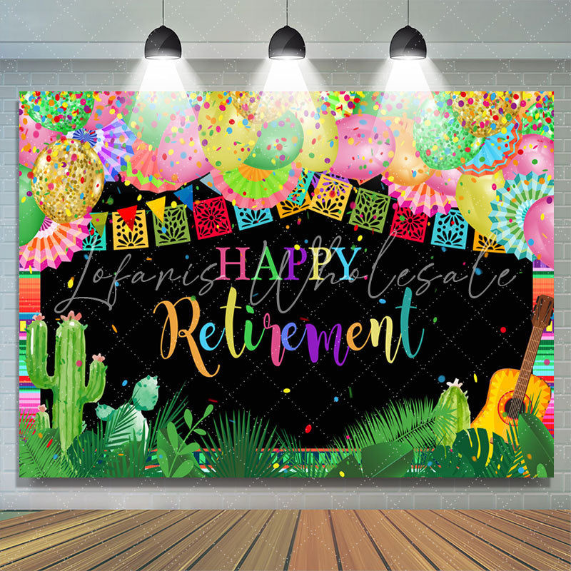 Lofaris Plant Multicolor Mexican Happy Retirement Backdrop