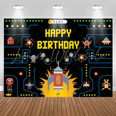 Lofaris Play Games Happy Birthday?Party Backdrop For Boy