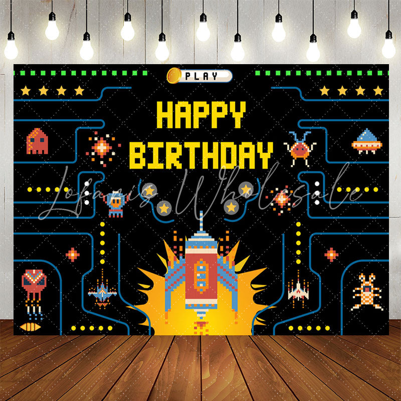 Lofaris Play Games Happy Birthday?Party Backdrop For Boy