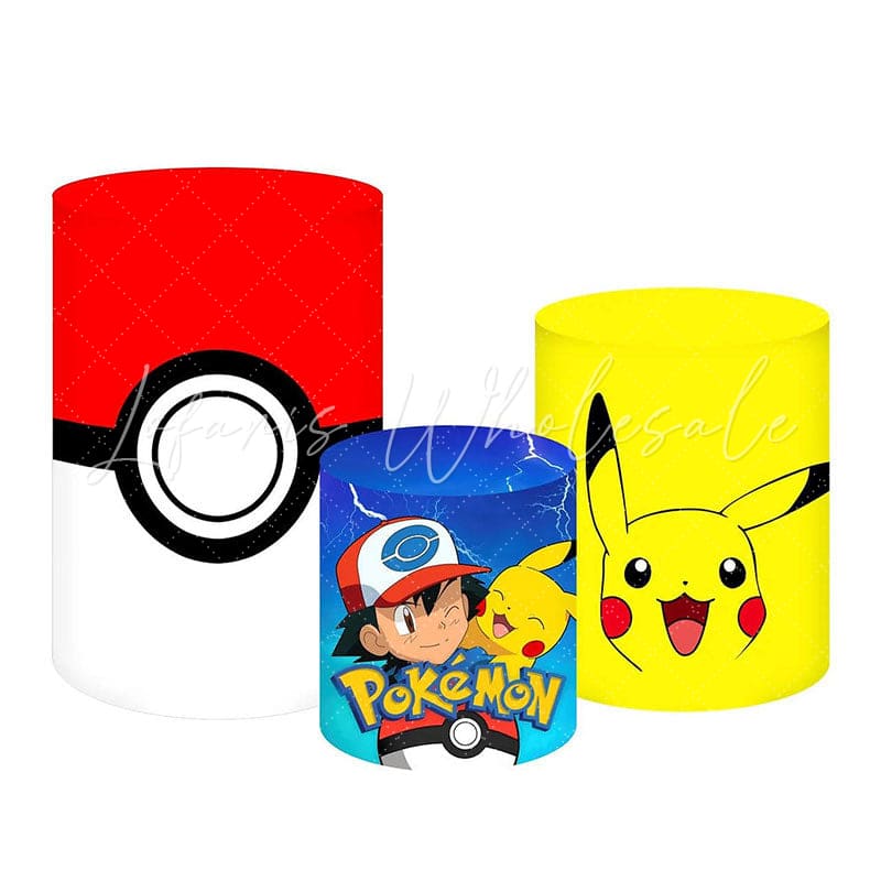 Pokemon Pikachu Fun Themed Cover Cylinders Kit