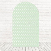 Polka Dots Colorful Pattern Arch Backdrop For Playful Theme