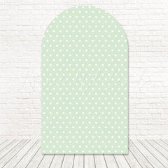 Polka Dots Colorful Pattern Arch Backdrop For Playful Theme