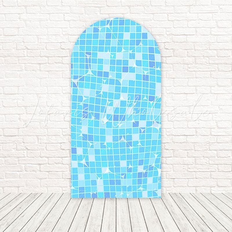Pool Party Summer Arch Backdrop for Fun and Relaxing Outdoor Events