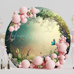 Portal Forest Mystical Round Backdrop for Fantasy Celebration