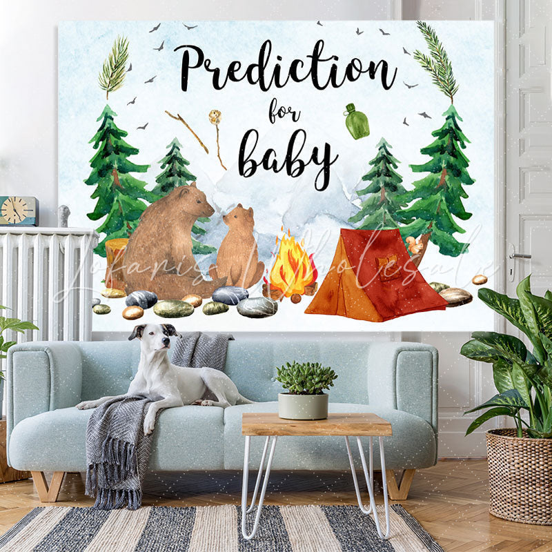 Lofaris Prediction for Baby Winer Shower Party Backdrop