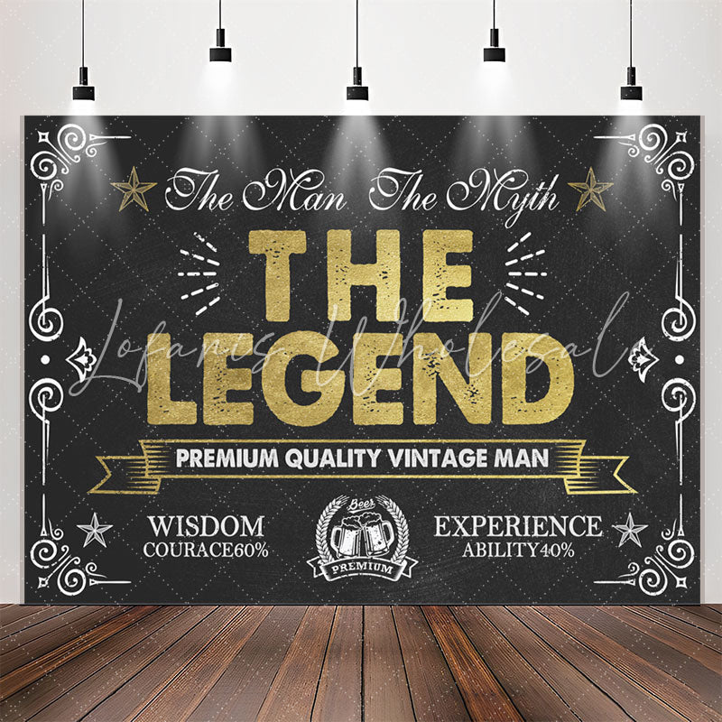 Lofaris Premium Quality Vintage Man Europe Classic Backdrop