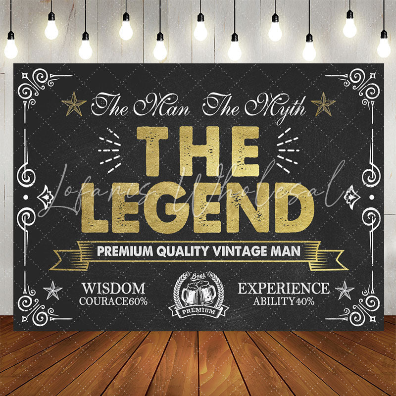 Lofaris Premium Quality Vintage Man Europe Classic Backdrop