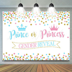 Lofaris Prince Or Princess Gender Reveal Baby Shower Backdrop