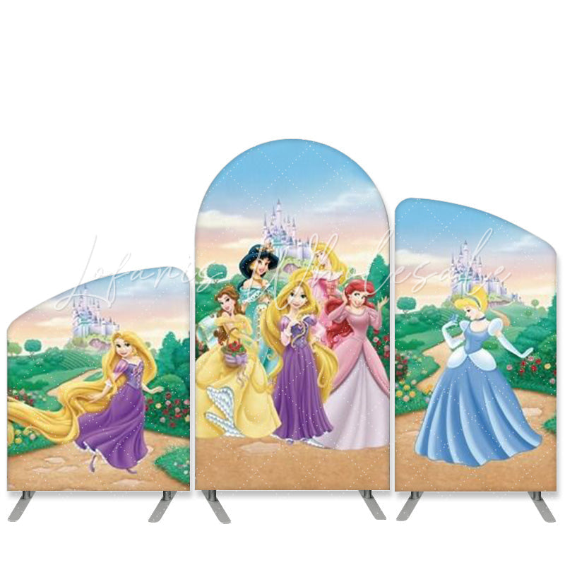 Lofaris Princess And Castle Theme Birthday Party Arch Backdrop Kit