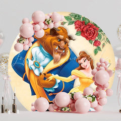 Princess Bella Fairytale Round Backdrop For Disney Celebrations