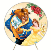 Princess Bella Fairytale Round Backdrop For Disney Celebrations