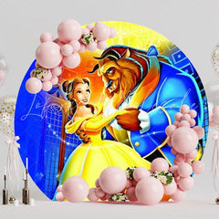 Princess Bella Royal Round Backdrop For Elegant Fairytale Decor