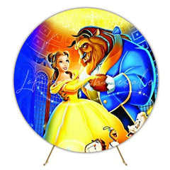Princess Bella Royal Round Backdrop For Elegant Fairytale Decor