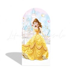 Princess Birthday Party Background Arch Backdrop Wall Cloth Cover