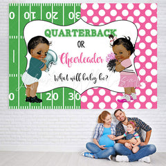 Lofaris Quarterback Or Cheerleader Backdrop For Baby Shower