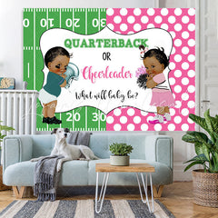 Lofaris Quarterback Or Cheerleader Backdrop For Baby Shower