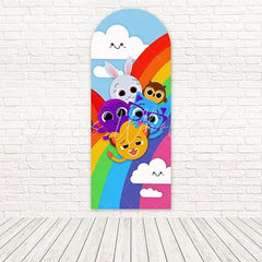 Rainbow Bolofofo Happy Land Smile Arch Backdrop For Baby Joy Theme