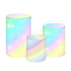 Rainbow Bright Fun Themed Cover Cylinders Kit