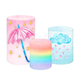Rainbow Love Showers Joy Themed Cover Cylinders Kit