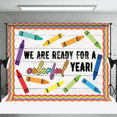 Lofaris Ready For A Colorful Year Back To School Backdrop