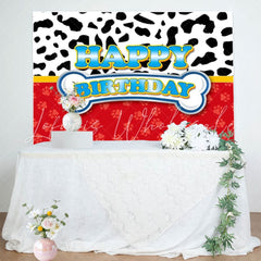 Red Dog Paw Patrol Birthday Party Decoration Backdrop For Kids Boys