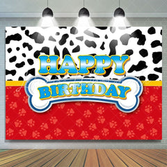 Red Dog Paw Patrol Birthday Party Decoration Backdrop For Kids Boys