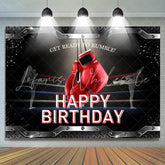 Lofaris Red Gloves Get Ready To Rumble Happy Birthday Backdrop