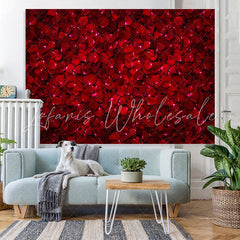 Lofaris Red Roses Theme Birthday Party Backdrop For Women