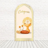 Religious Catechism Teaching Arch Backdrop For Faith Gathering