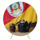 Rio Grande do Sul Round Backdrop for Regional Party