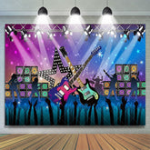 Lofaris Rock Star Vacation Karaoke Birthday Party Backdrop