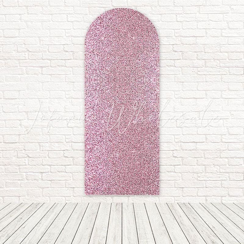 Rose Gold Glitter Effect Luxury Chic Party Decor Arch Backdrop